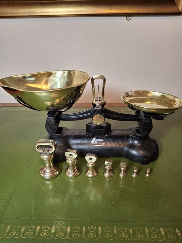 Vintage kitchen scales - vintage, with