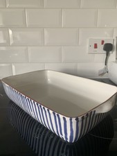 Large Terracotta Oven-to-table Lasagne Dish By Val Do Sol Portugal