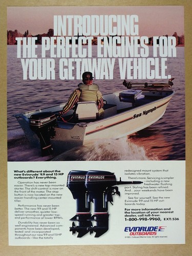 1993 evinrude outboard - evinrude, 9.9