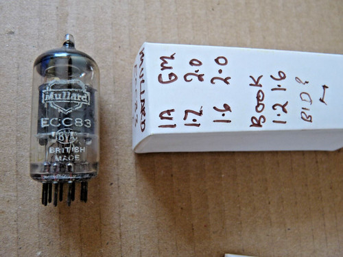 Ecc83 12ax7 mullard - , b1d