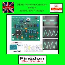 NE555 Waveform Generator Square Saw Triangle and Sine PCB Kit UK Seller.
