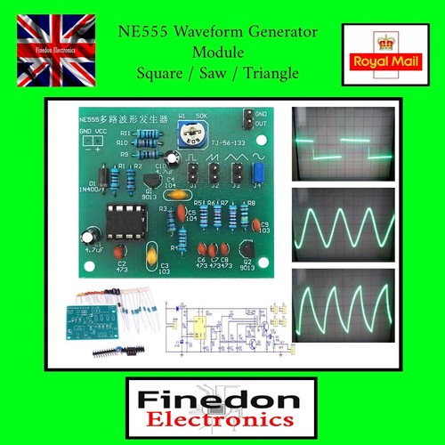 Ne555 waveform generator - ne555,