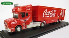 BNIB OO GAUGE OXFORD 1:76 76TCAB004CC Coca Cola Christmas Lorry Scania T Cab