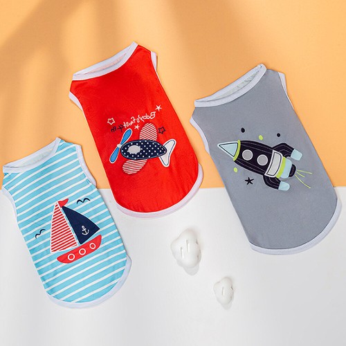 Pet dog vest sailboats - pet, vest,sailboats