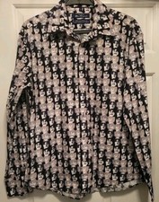 The Beatles Ben Sherman Shirt Mens MEDIUM 60s Casuals Button Up Long Sleeves NEW