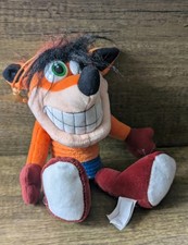 RARE Vintage Crash Bandicoot Slinky Nanco Plush Soft Toy 2000 Universal Studios 