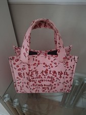 River Island Pink Cherry Tote