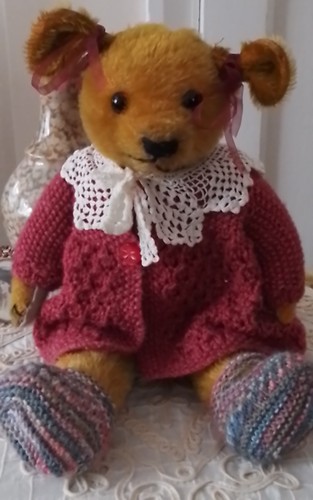 Antique vintage mohair teddy