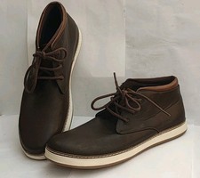 Clarks Men's Outdoor Leather Shoes Ankle Boots Lace Up Brown UK 9 'Twisted Soul'