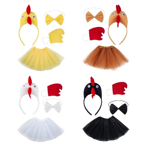 4pcs chicken costume set - chicken, for