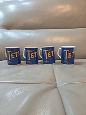 X4  Tetley Tea Mugs  - Fine Bone China - Made in England