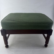Vintage Oak Wooden Footstool