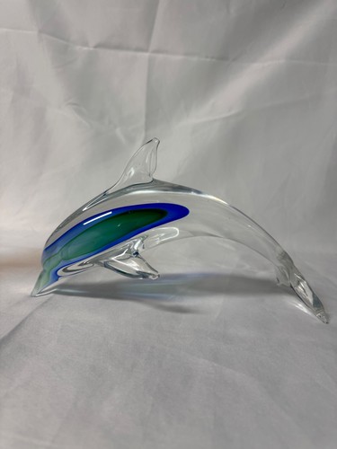 Vintage murano glass dolphin - vintage,