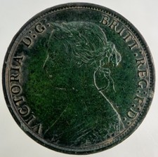 1865 Victoria Half-Penny Coin | Very High Grade