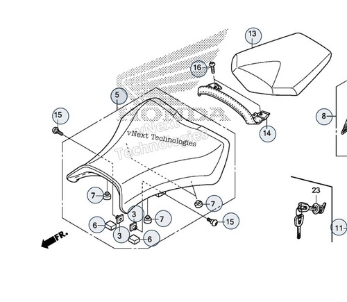 Honda cbr1000rr 2008 2016 - 2x, 2008-2016