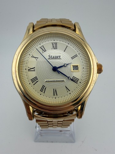 Stauer metropolitan 40mm gold - metropolitan,
