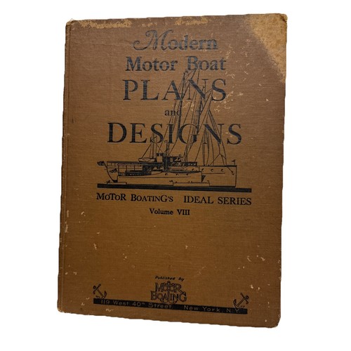 Rare 1925 modern motor boat - 1925,