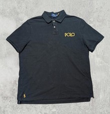 Ralph Lauren Men's Classic Fit Polo T Shirt - Black - Size XL