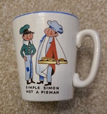 Simple Simon Nursey Rhyme Vintage Cup