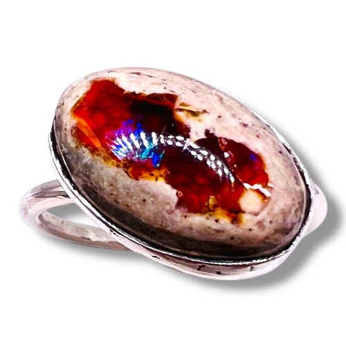 80ct mexican opal ring - mexican,