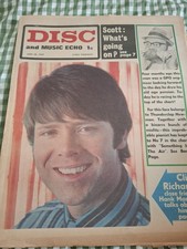 Vintage DISC & MUSIC ECHO Magazine 28 JUNE 1969 Cliff Thunderclap Sarstedt Nme