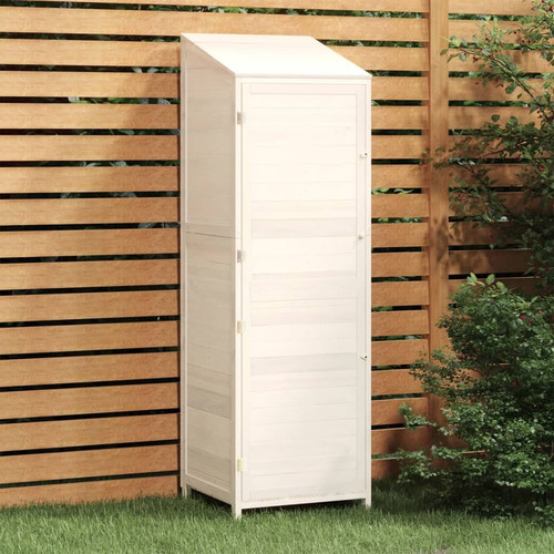 Garden shed white - garden,