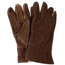Czech Army Ladies Leather Gloves- Post WW2- Brown Leather- Genuine Surplus