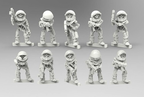 Spacemen skeletons x10 random - spacemen,
