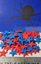 50 L Spiderman Theme Colour Stars, Blue Red Cake Cupcakes Birthday 