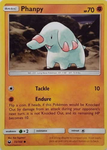 168 phanpy common - 72/168, |