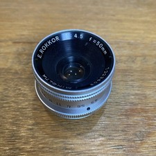 M39 Mount E. Rokkor 50mm f4.5