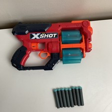 Zuru X-Shot Excel Xcess Blaster Double Rotating Barrel with darts 