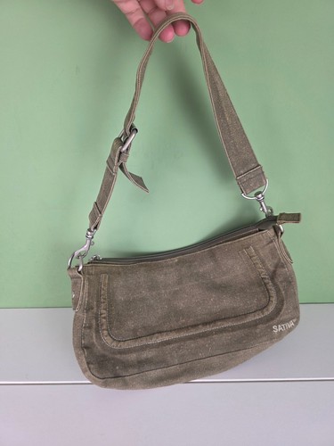 Sativa khaki green - green, canvas