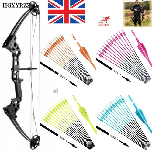 Archery black compound bow kit - black,