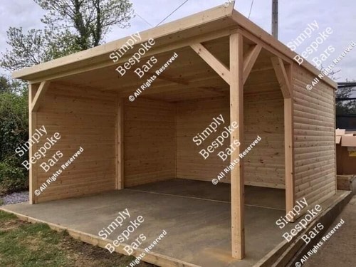 Wooden shelter vaping - shelter, /