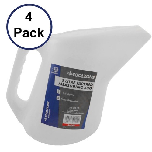 Litre tapered measuring jug - 5,