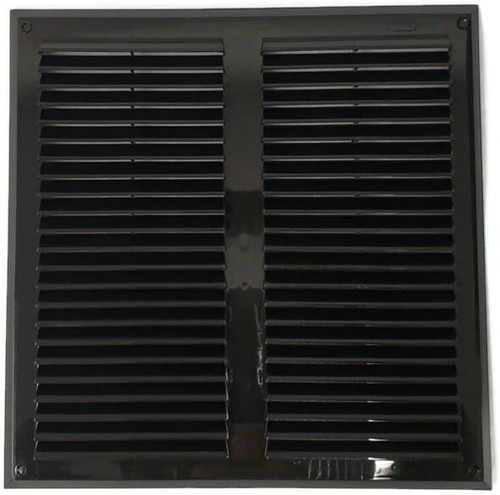 Black air vent grille - black, x