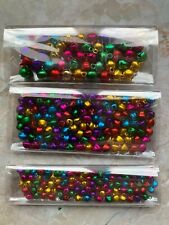 Mini multicoloured jingle bells - choose from 3 sizes