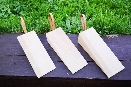 Wooden door stop - ,, solid