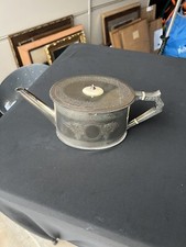 Antique Frederick Elkington Bone Handle Silver Plate Tea Pot c1890