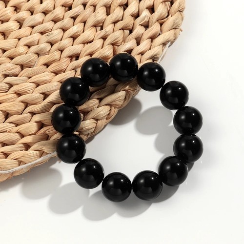 Bohemian acrylic bead - bead, stretch