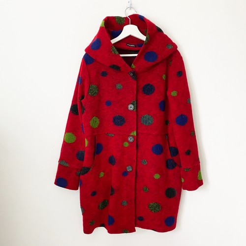 Boiled wool blend - wool, coat