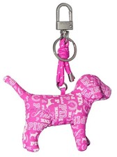 Victoria's Secret Pink Dog Keychain Charm New