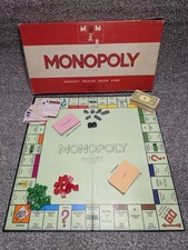 Vintage Monopoly The Property Trading Board Game Waddingtons 1980s Complete 