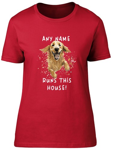 Personalised golden retriever - golden,