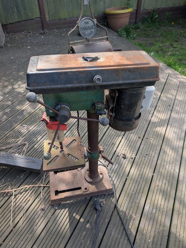 Pillar drill vintage tool - pillar,
