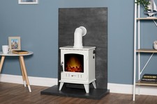 Acantha Tile & Hearth Set in