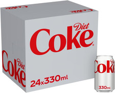 Diet Coke Can Cola, Box 330 ml