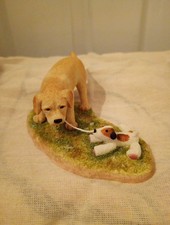 Puppy Trouble Border Fine Arts