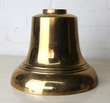A Large Bronze Bell Gilt